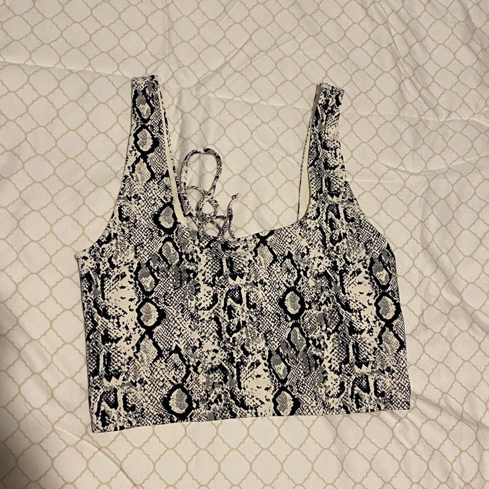 Animal Print Tank Top